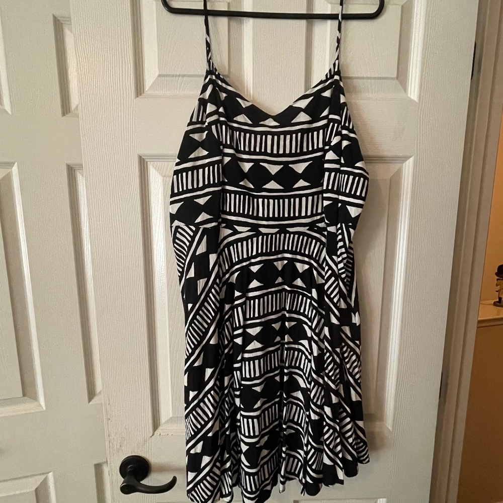 Black and white dress